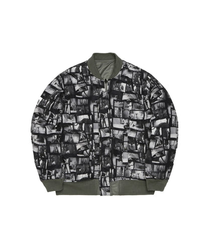 Photo Collage Bomber Jacket(MA-1)