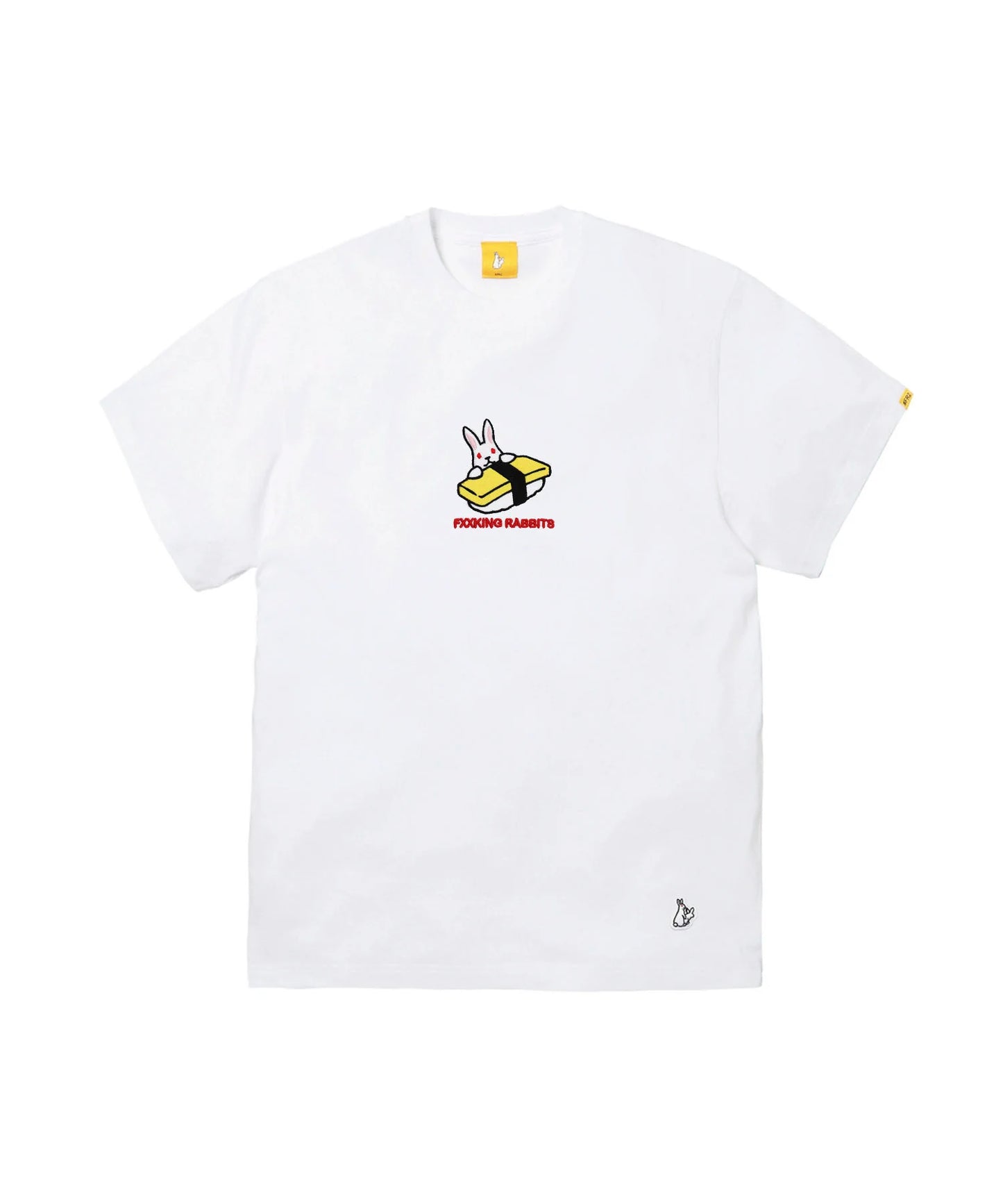 Embroidery Egg Sushi Rabbit T-shirt