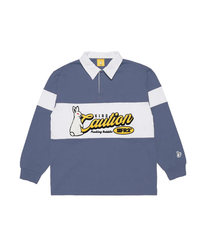Caution Rabbit Classic Rugby Long-sleeve Shirt