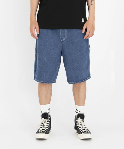 Back Pocket Icon Out Denim Short Pants