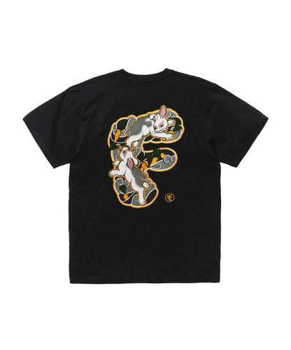 Embroidery F Mark T-shirt