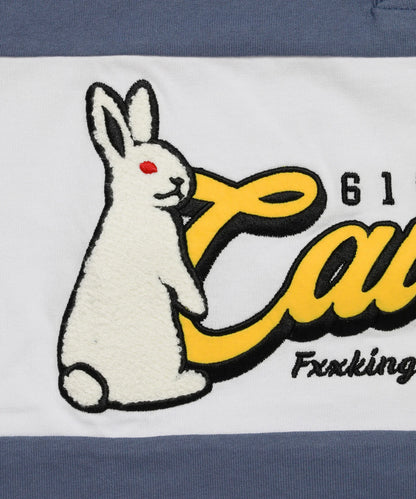 Caution Rabbit Classic Rugby Long-sleeve Shirt