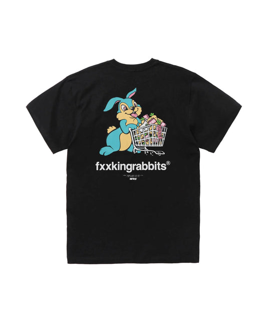 Rabbit with Shopping Cart T-shirt