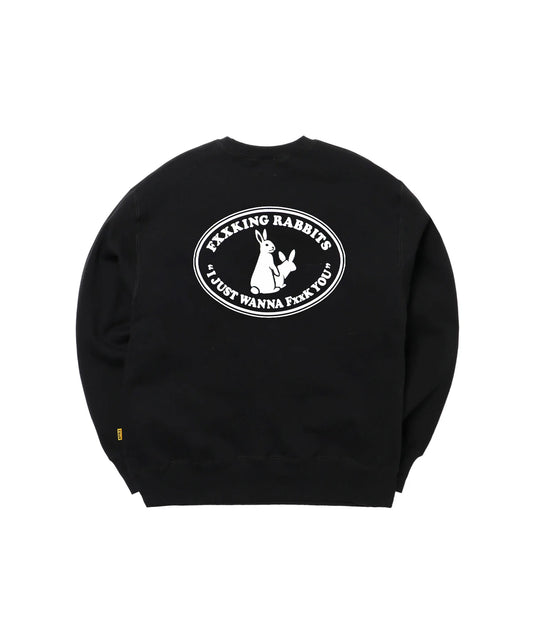 Rabbits Oval Logo Sweatshirt