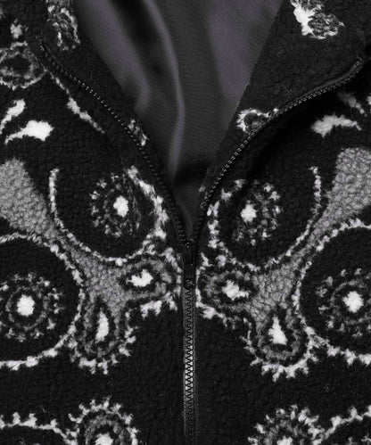 Paisley Fleece Hoodie