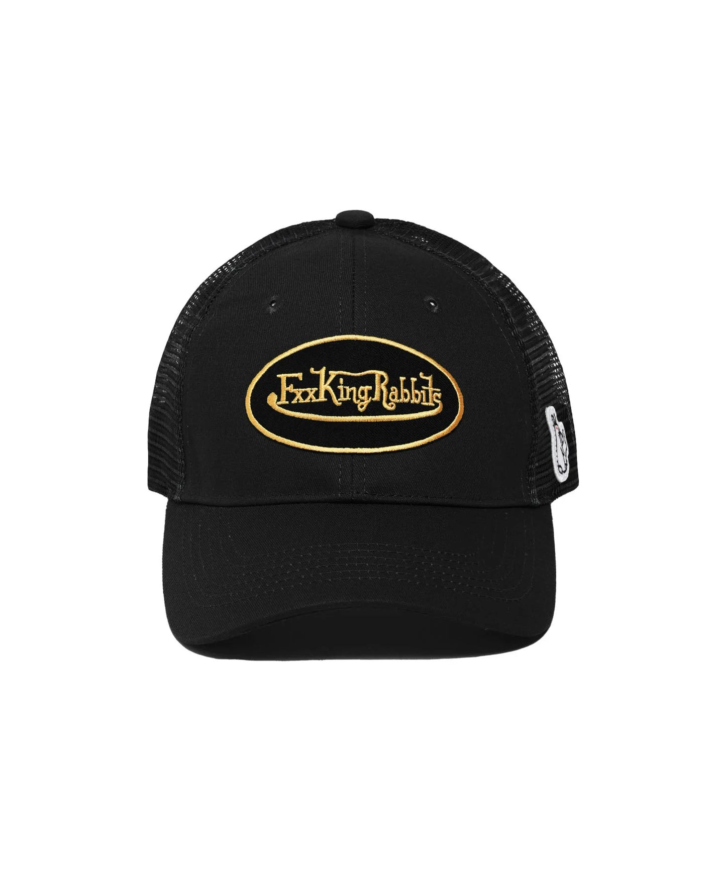 Fxxking Rabbits Logo Embroidery Mesh Cap