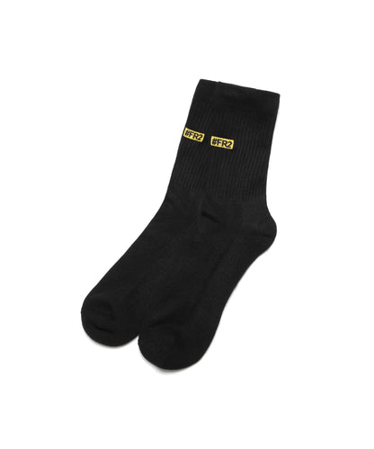 Yellow Box Logo Socks