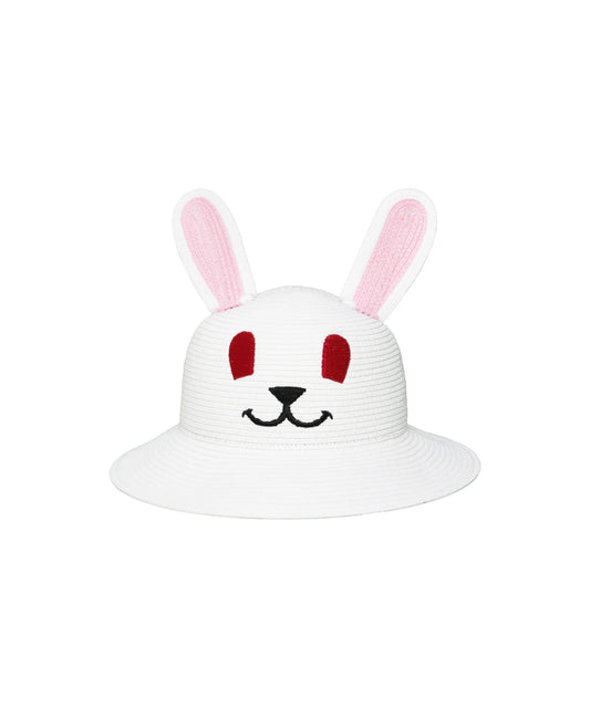 Rabbit Paper Straw Hat Kids