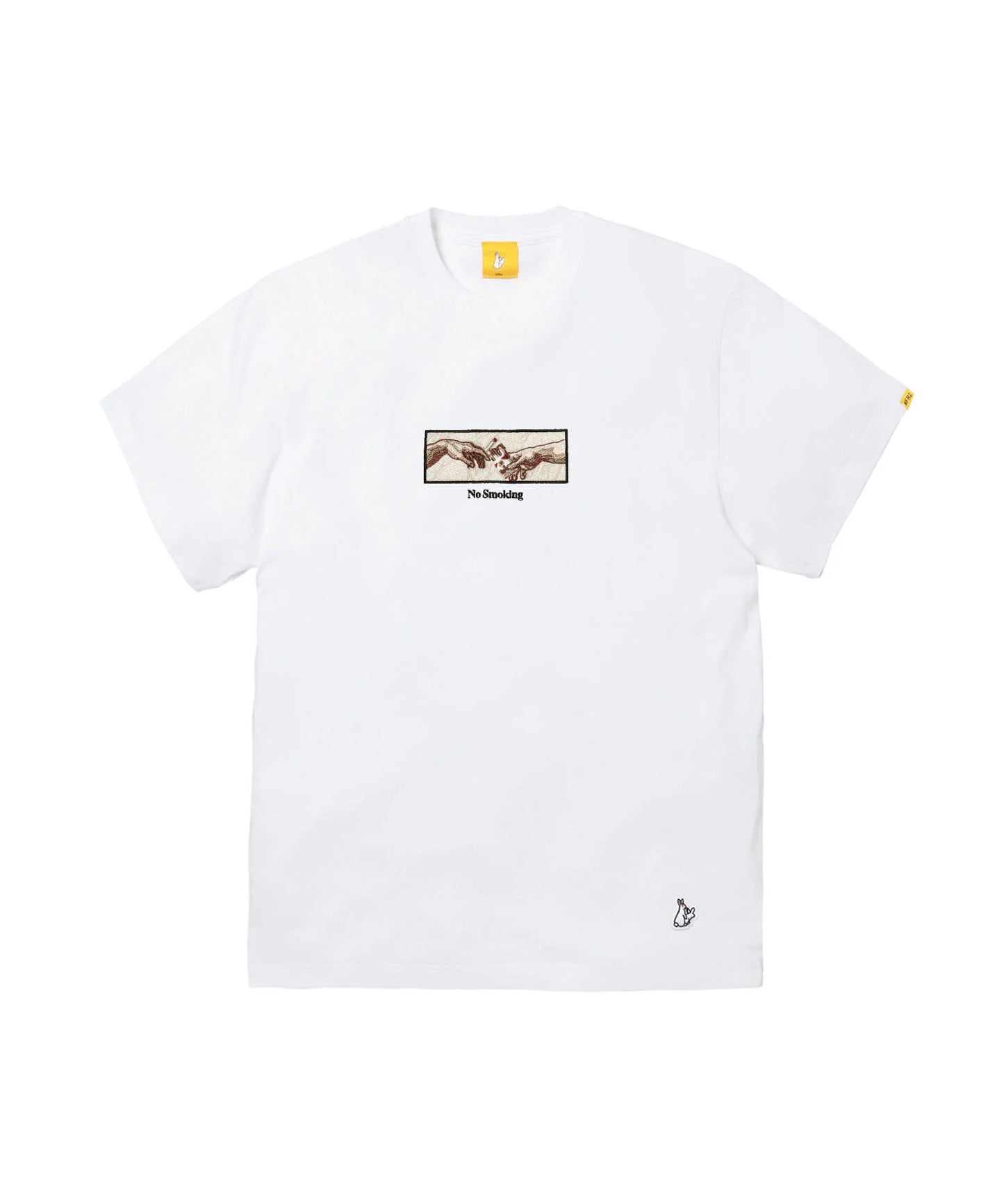 Embroidery No Smoking Art T-shirt