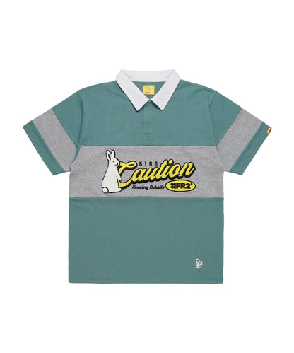 Caution Rabbit Classic Rugby Shirt