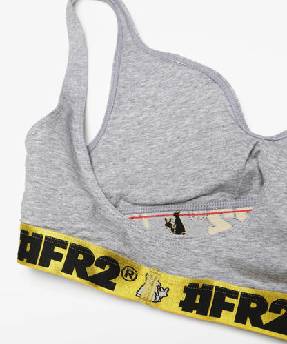 Back Open Bra ＆ Logo Thong Set[FRA1371]