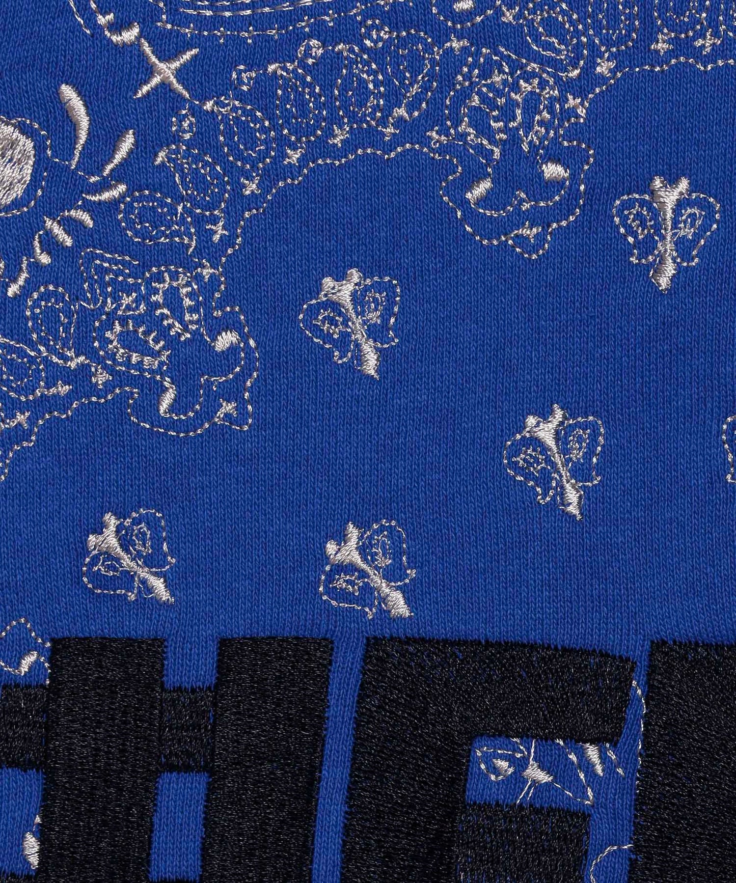 Embroidery Paisley Pattern Zip-up Hoodie