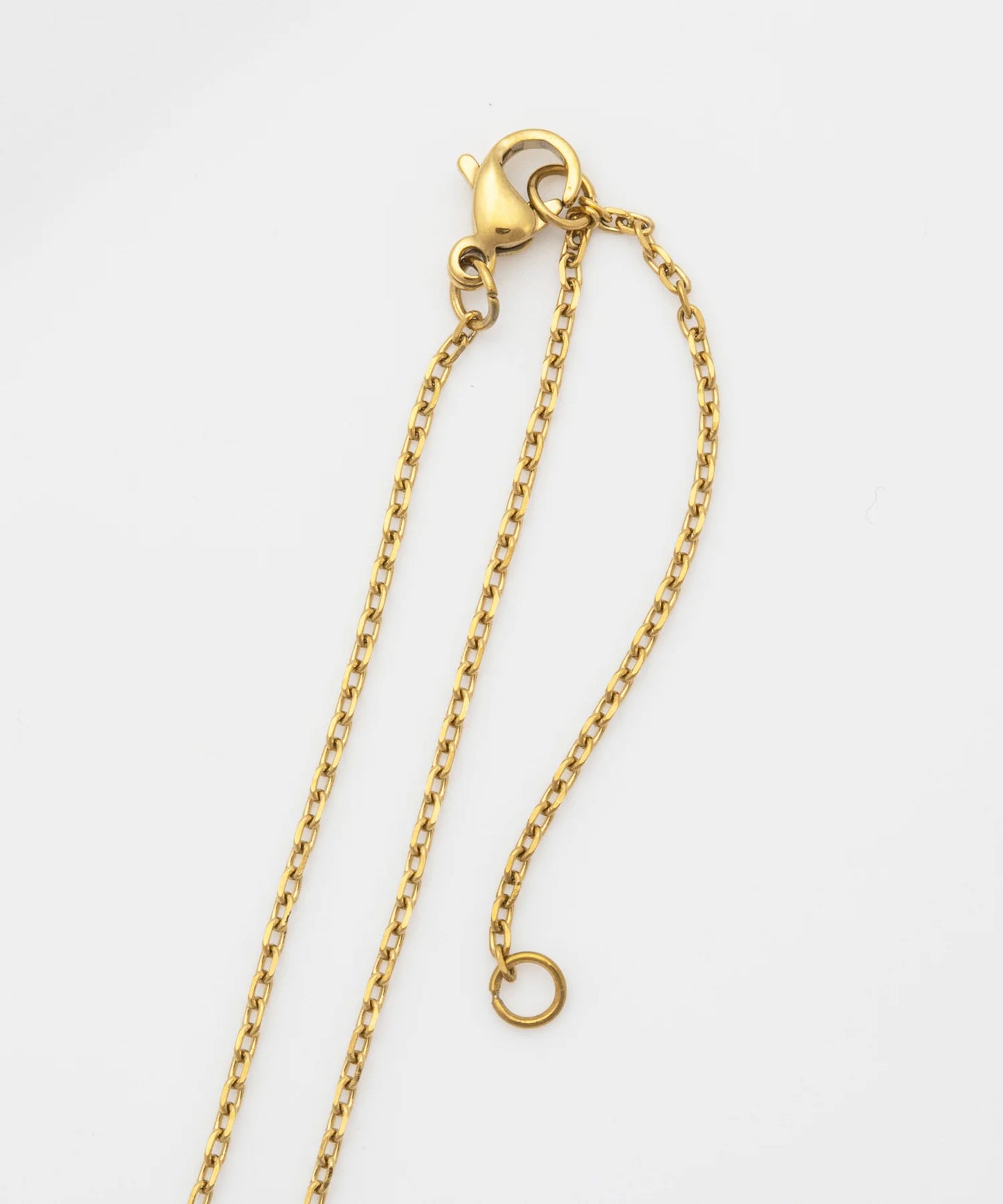 Dancing Stone Round Logo Necklace
