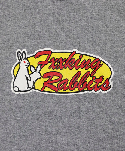 Rabbits Oval Logo Raglan-sleeve T-shirt