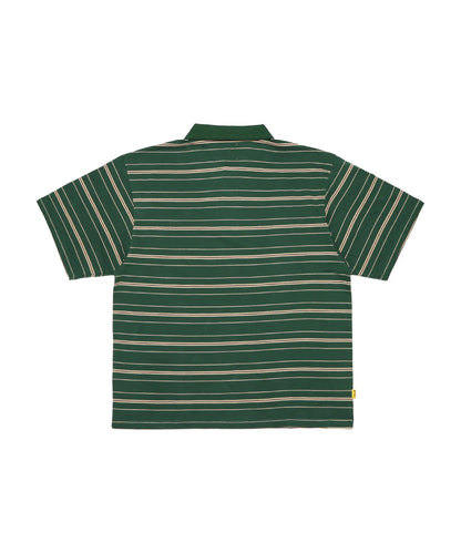 Oversized Stripe Polo Shirt