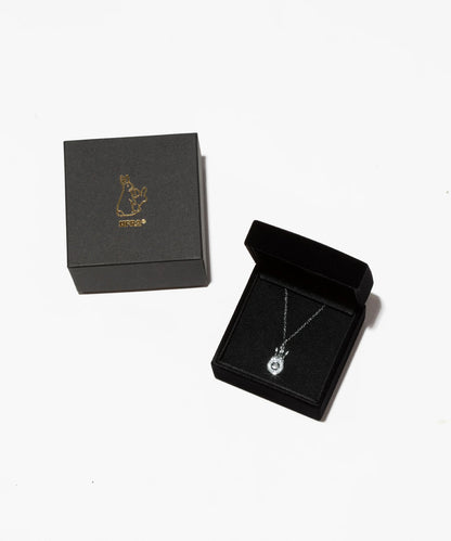 Dancing Stone Round Logo Necklace