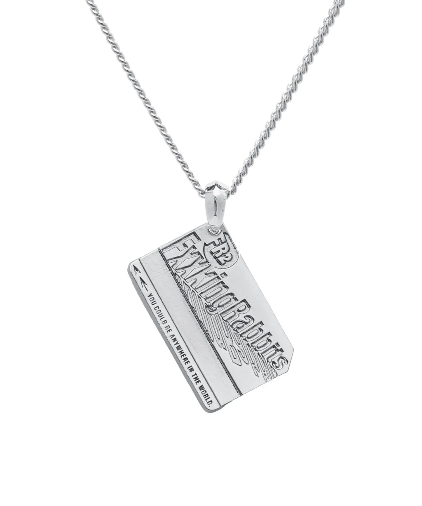 RTA Subway Card Necklace -Silver925-