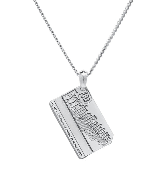 RTA Subway Card Necklace -Silver925-