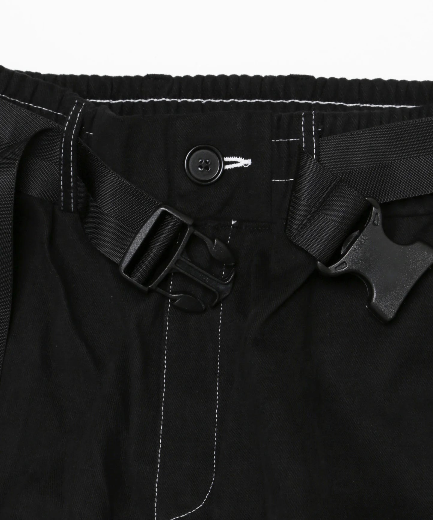 Contrast stitch Wide Pants