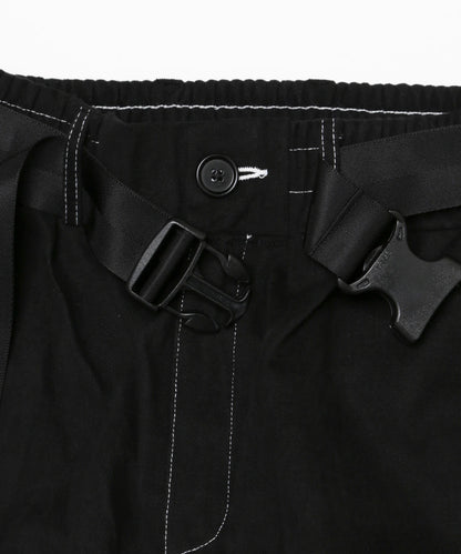 Contrast stitch Wide Pants