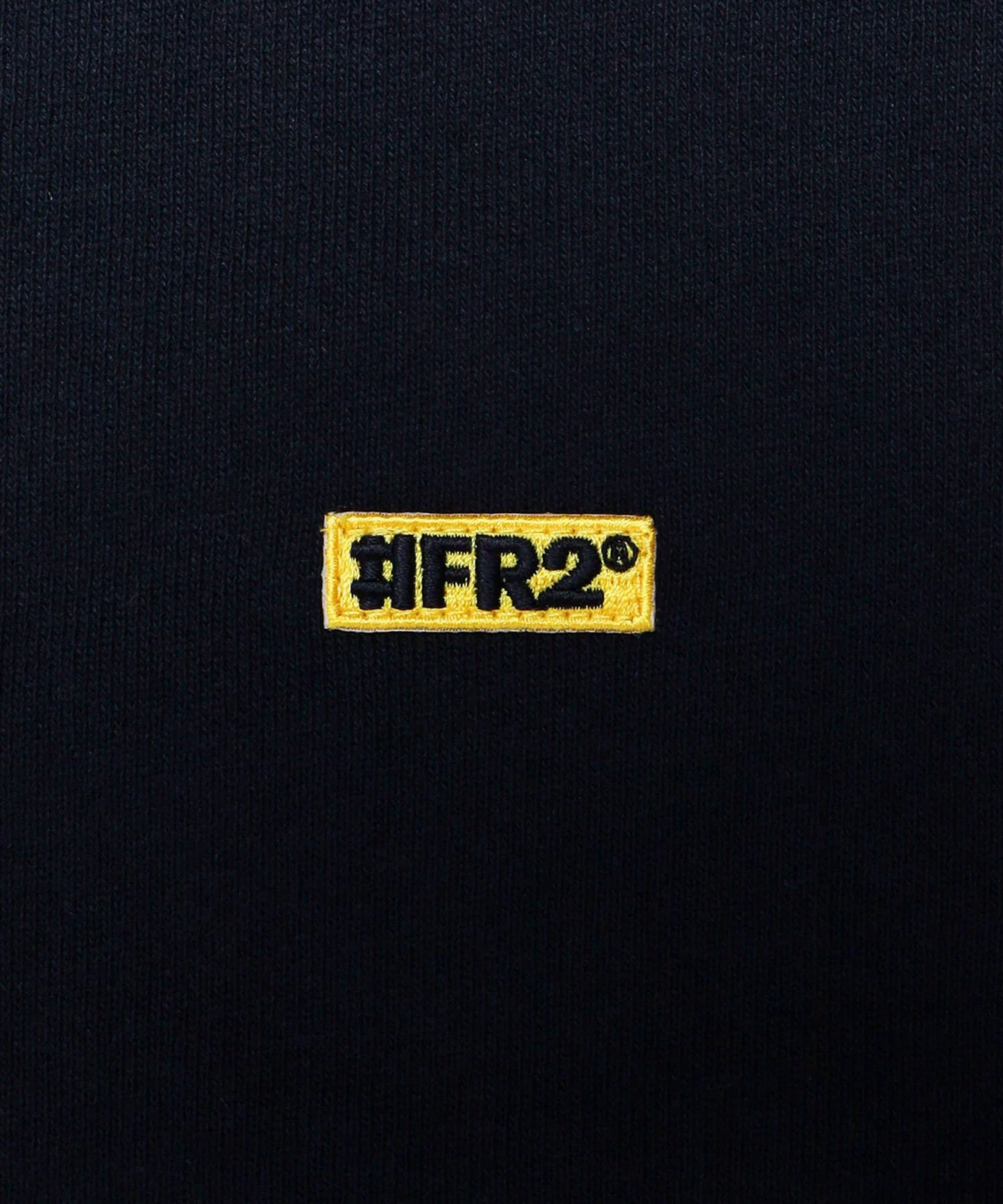 USA Cotton Small Box Logo Embroidery Zip Hoodie