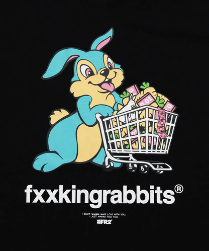 Rabbit with Shopping Cart T-shirt