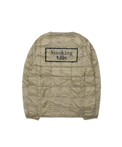 TAION Collaboration with #FR2 Crew Neck Button Down Jacket