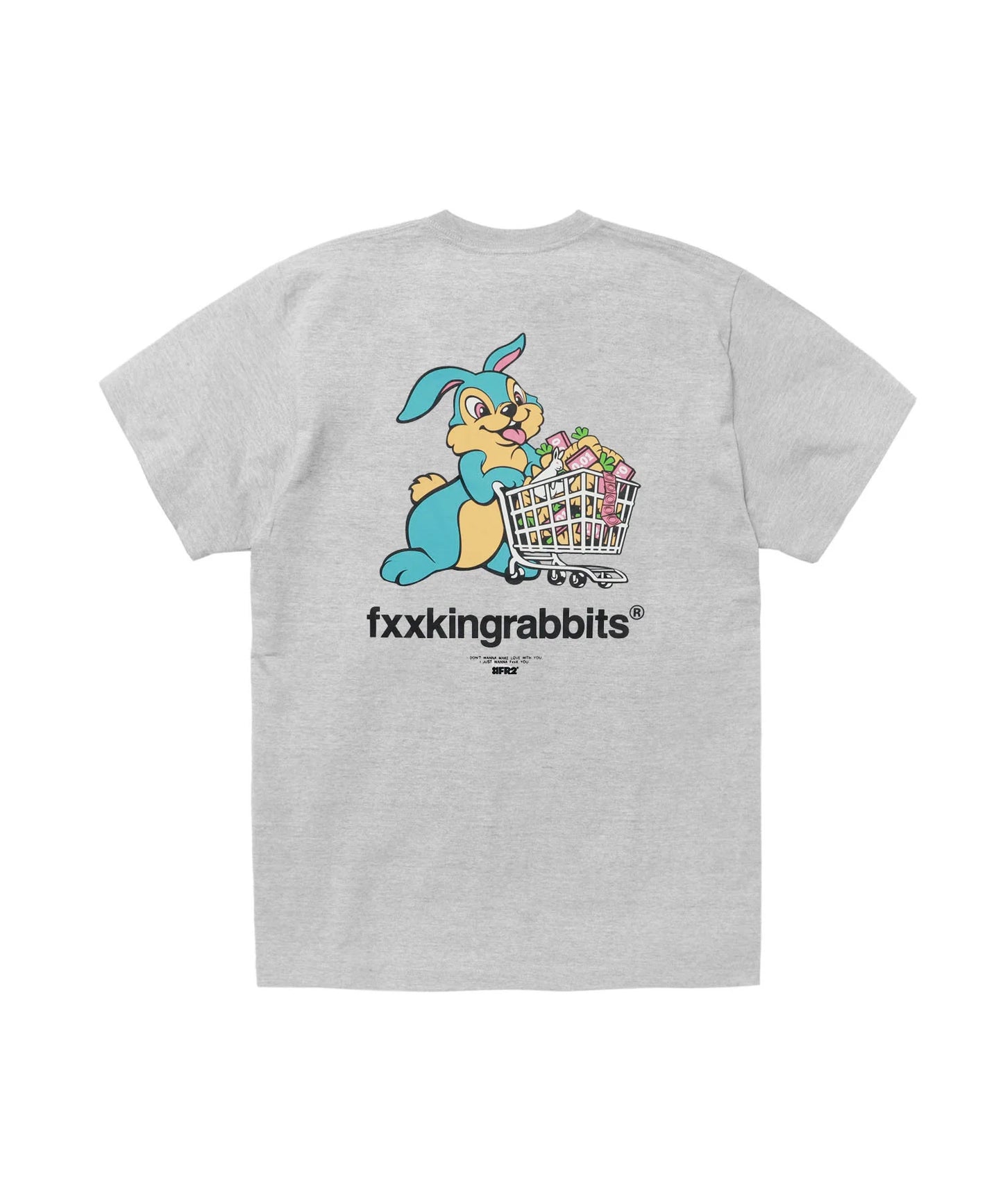 Rabbit with Shopping Cart T-shirt