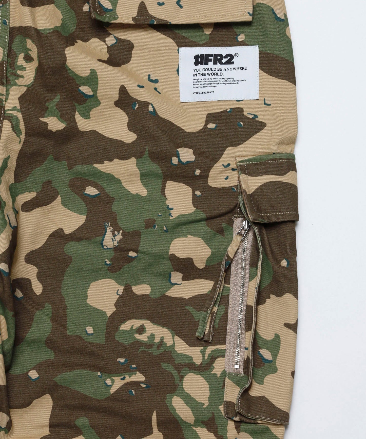 Military Wide Cargo Short Pants