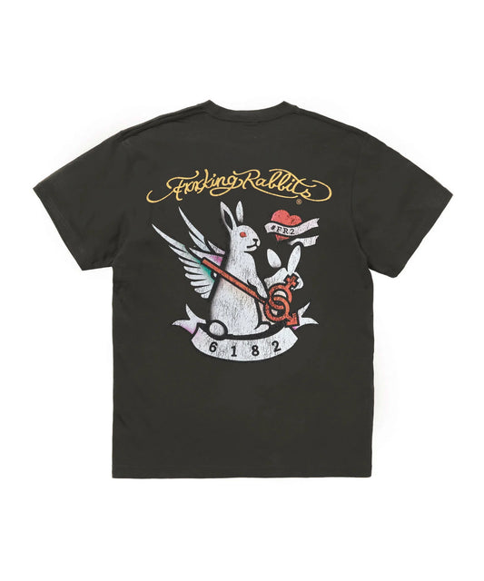 Rabbits Tattoo Garment Dye T-shirt