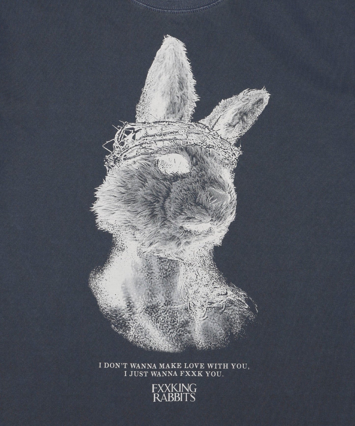 Rabbit Jesus Garment Dye T-shirt