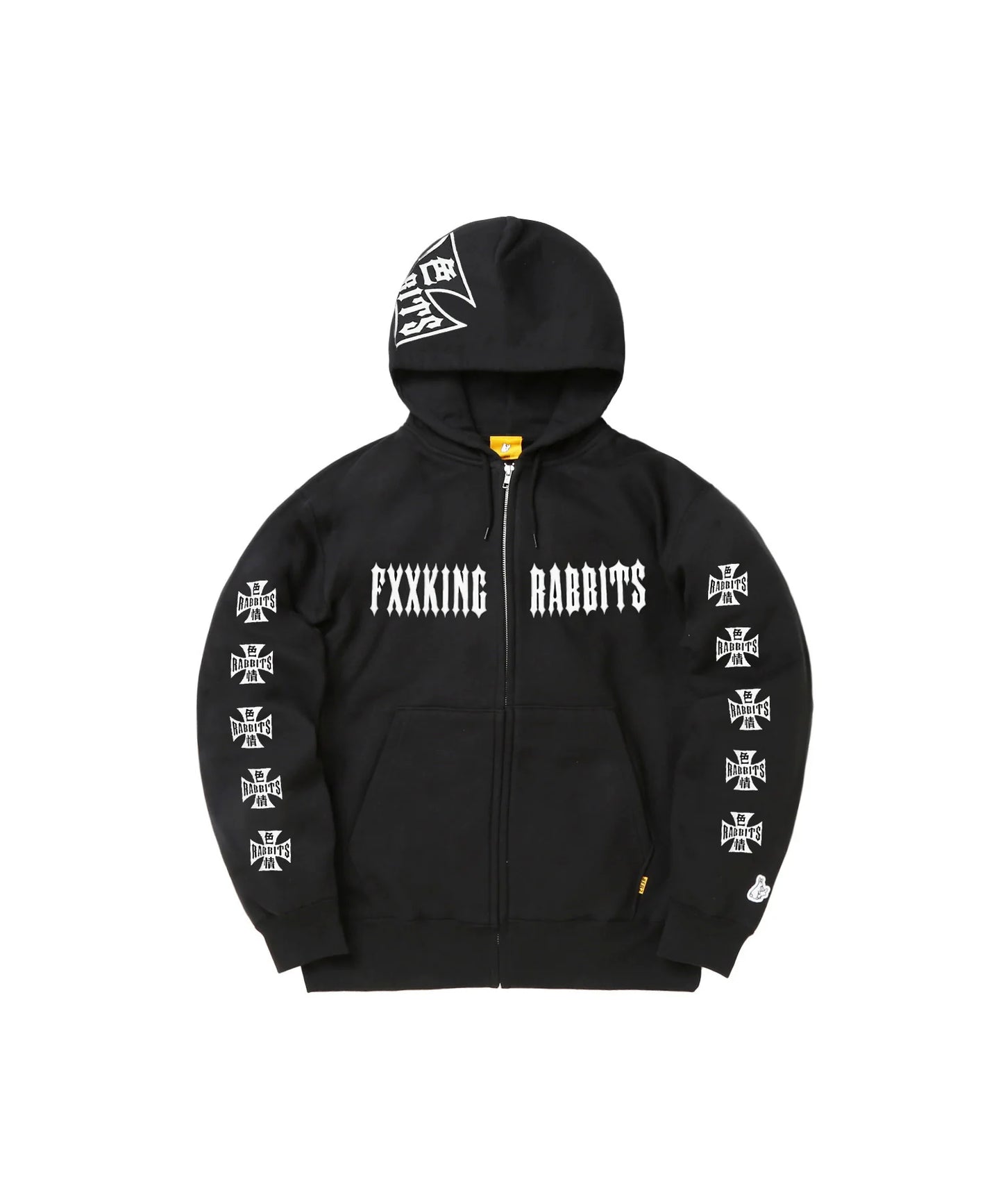 色情RABBITS Zip-up Hoodie