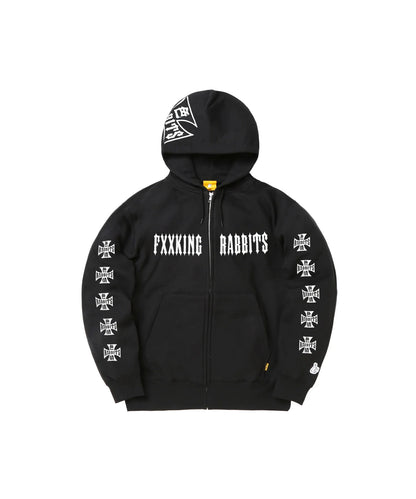 色情RABBITS Zip-up Hoodie