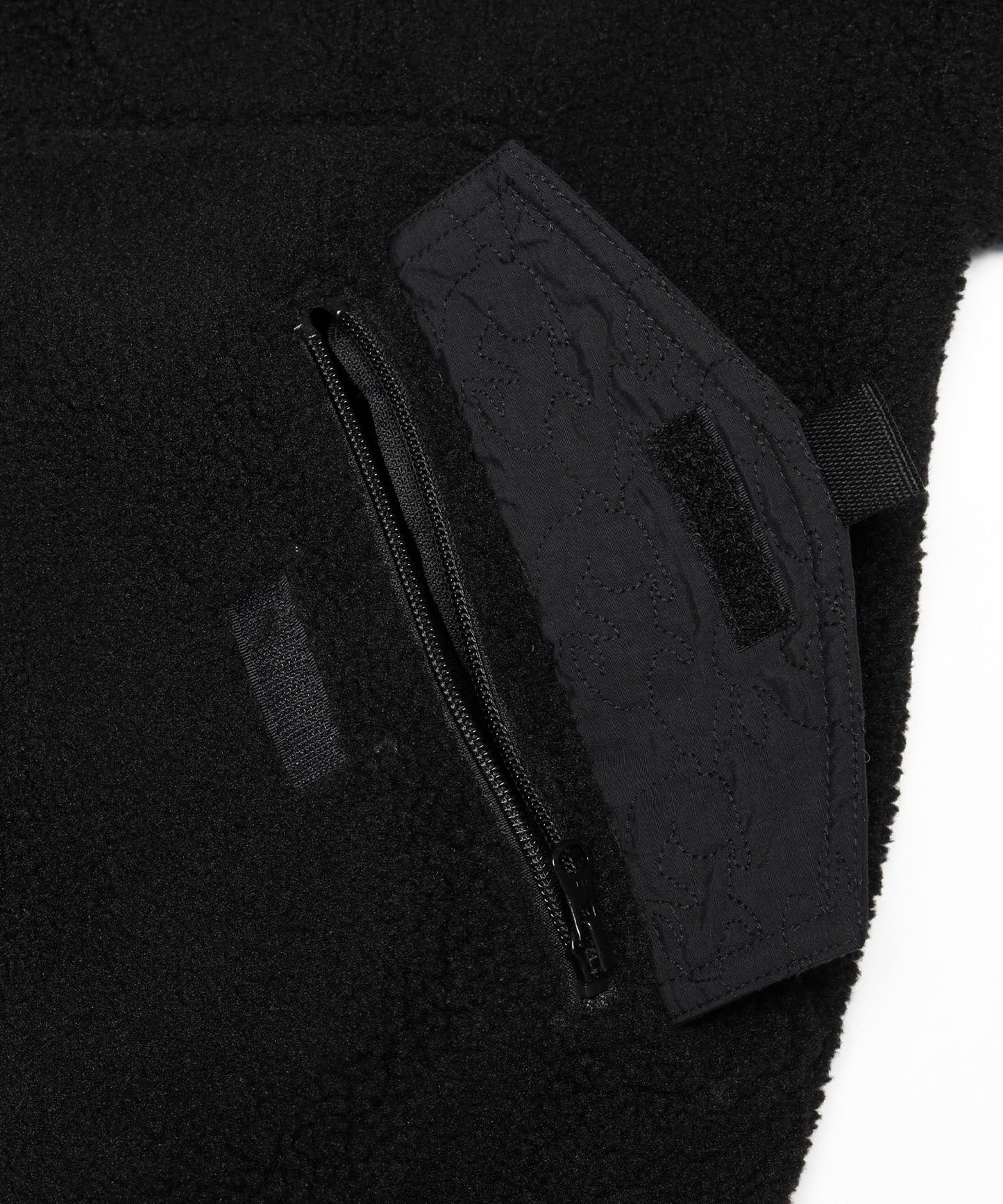 Boa Fleece Reversible Half Zip Blouson Hoodie
