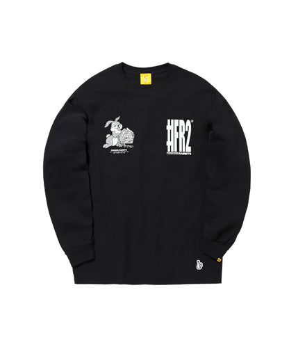 Rabbit with Shopping Cart Long-sleeve T-shirt[FRC4117]