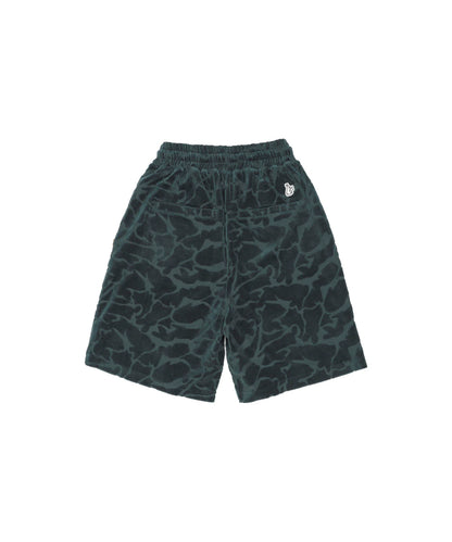 Pile Jacquard Rabbits Camo Short Pants