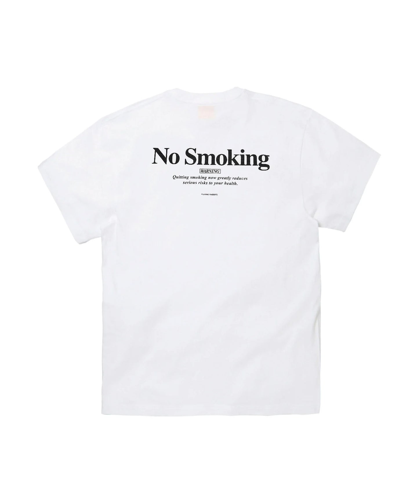 Embroidery No Smoking Art T-shirt