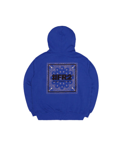 Embroidery Paisley Pattern Zip-up Hoodie