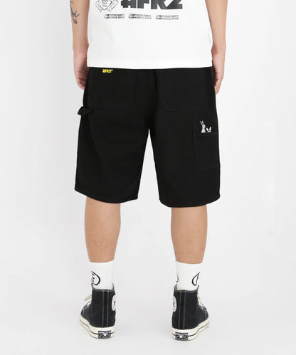 Back Pocket Icon Out Denim Short Pants