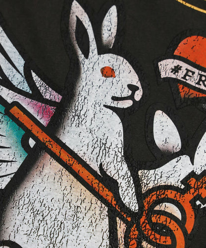 Rabbits Tattoo Garment Dye T-shirt