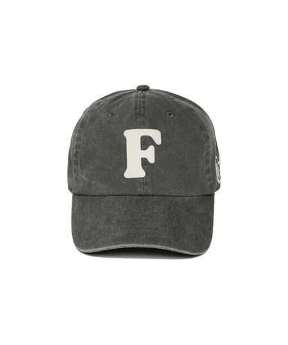 F Logo Garment Dye Cap