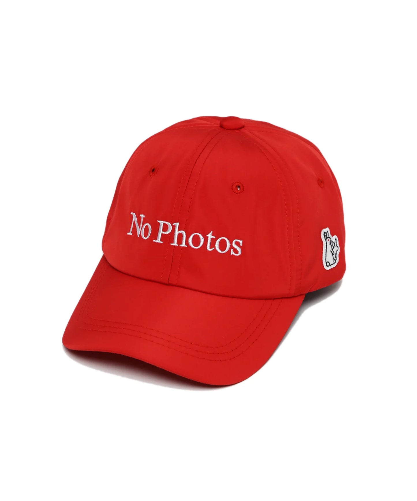 No Photos Embroidery Six Panel Cap[FRA382]
