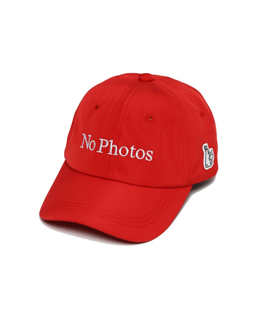 No Photos Embroidery Six Panel Cap[FRA382]