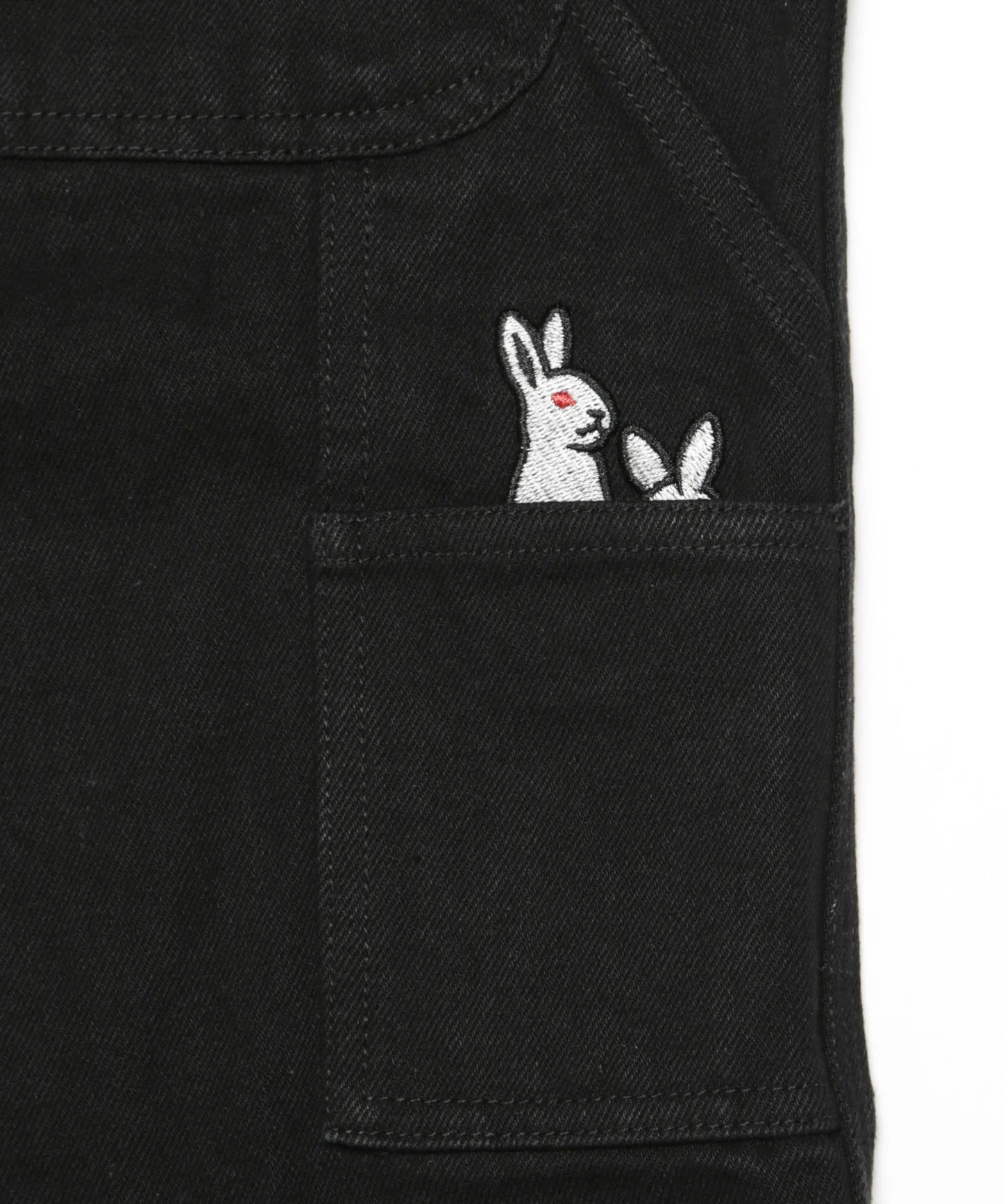 Back Pocket Icon Out Denim Short Pants