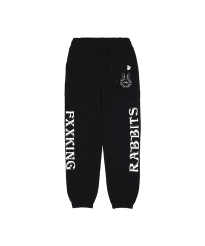 Embroidery Logo within Face Outline Sweat Pants