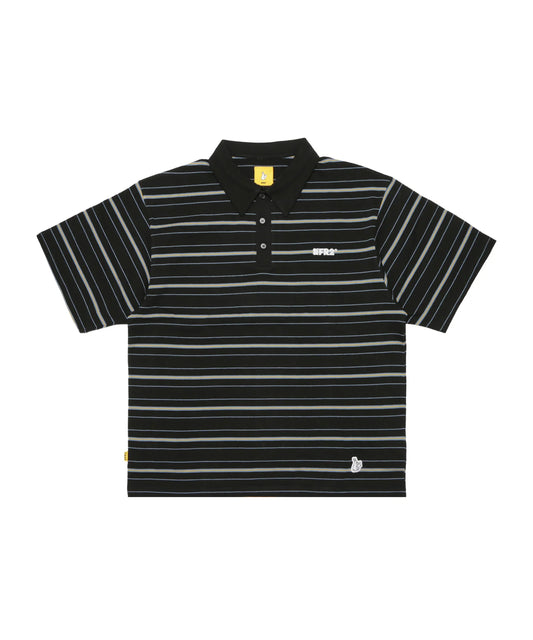 Oversized Stripe Polo Shirt