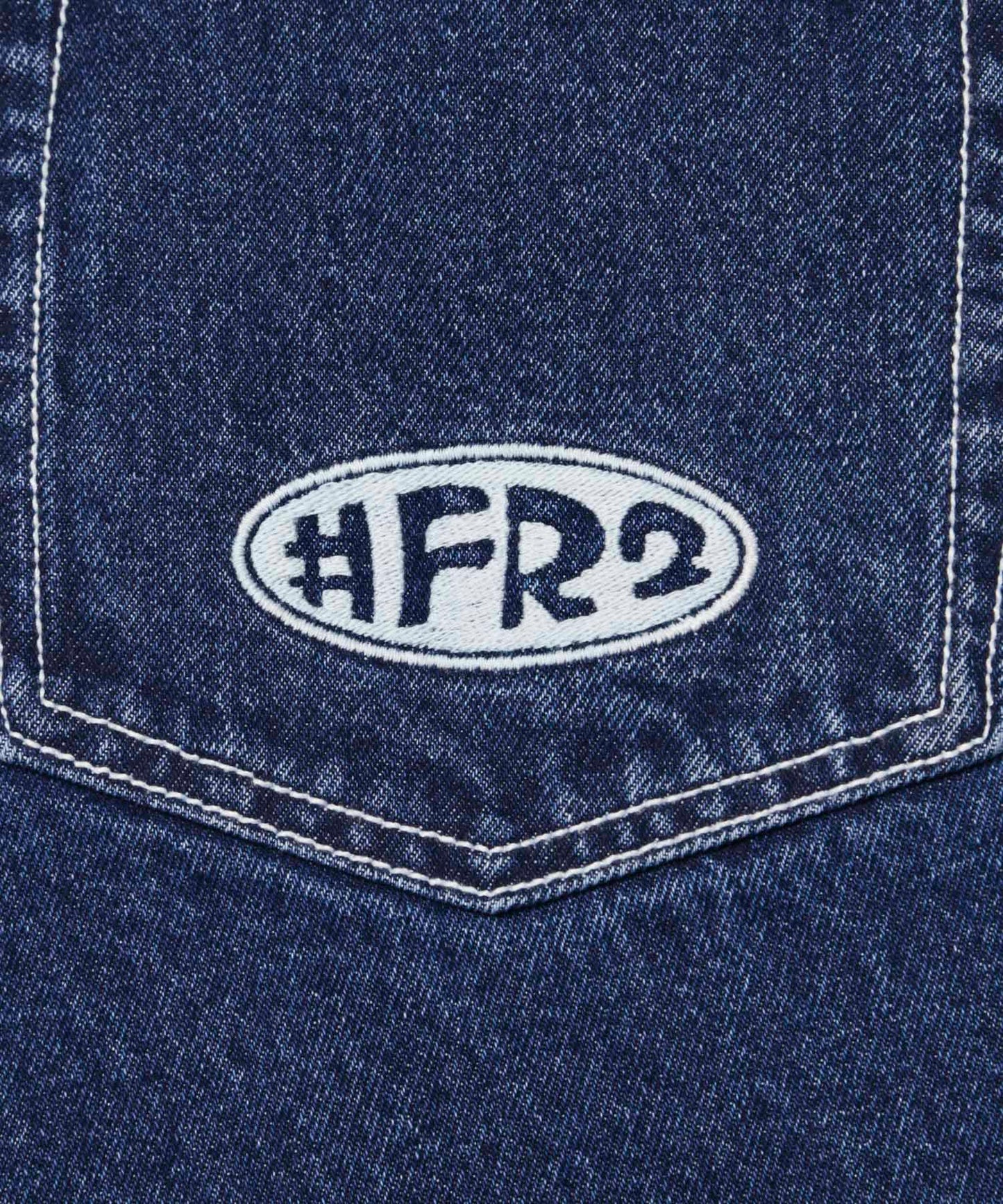 #FR2 Logo Wide Denim Pants