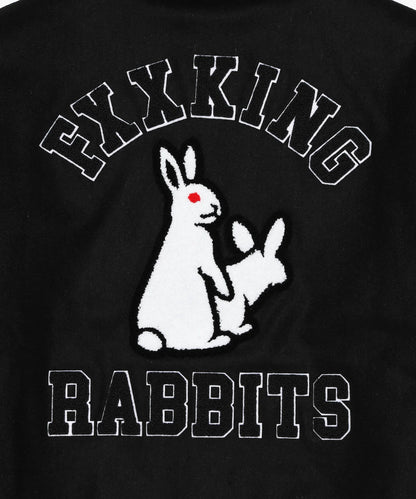 Rabbits Emblem Varsity Jacket
