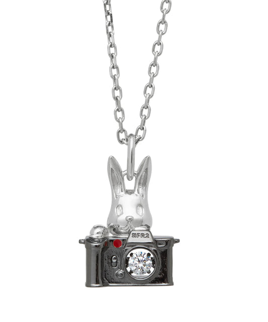 Dancing Stone Photographer Rabbit Necklace