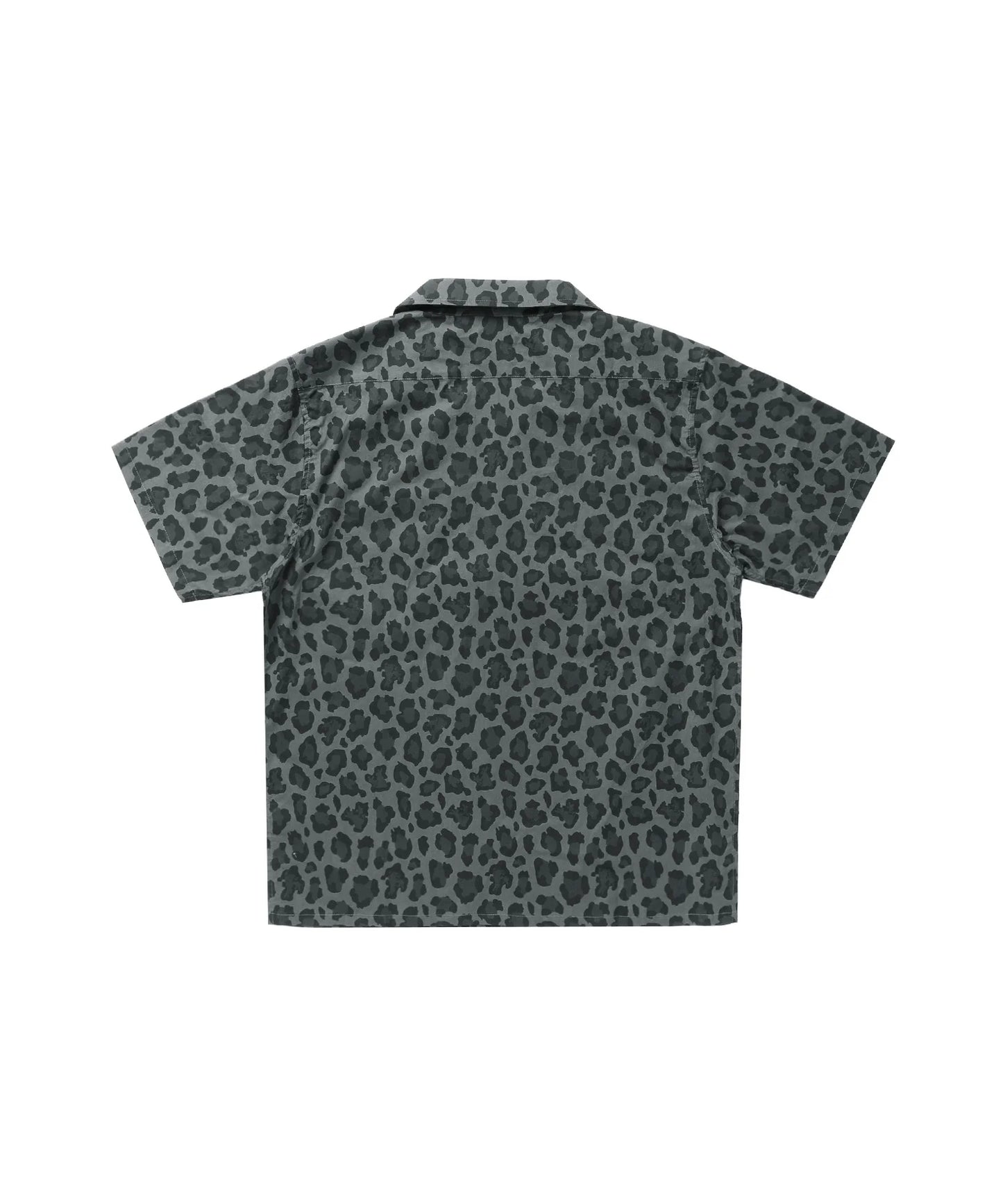 Fake Leopard Open collar shirt